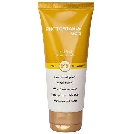 Photostable Gold Sunscreen Gel SPF 55 - BUDEN