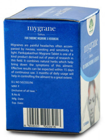 Pankajakasthuri Mygrane Tablets