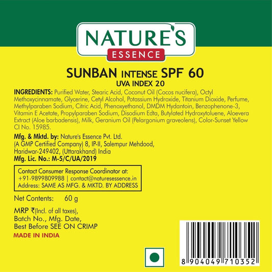 Nature?????? Essence SunBan SPF 60 Cream