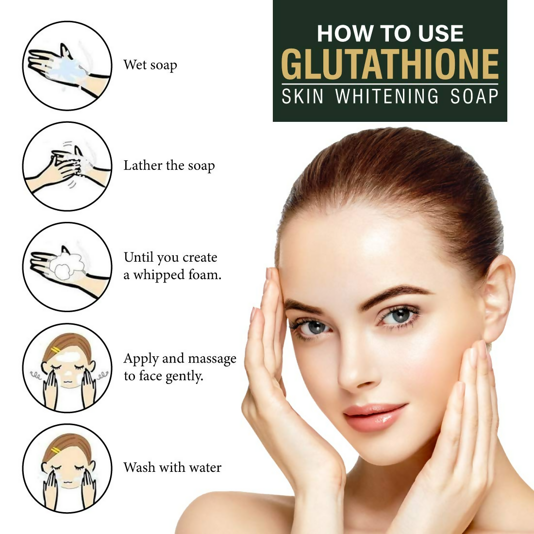 LA Organo Glutathione Skin Whitening Soap