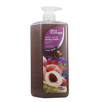 Skin Cottage Body Bath Scrub Peach Berry Essence