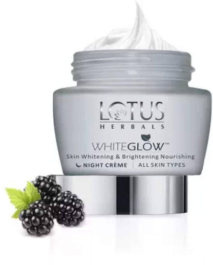 Lotus Herbals Whiteglow Skin Whitening & Brightening Nourishing Night Creme