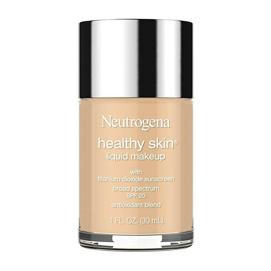 Neutrogena Healthy Skin Liquid Makeup Foundation, Broad Spectrum SPF 20 Feverfew, 85 Honey - BUDNE