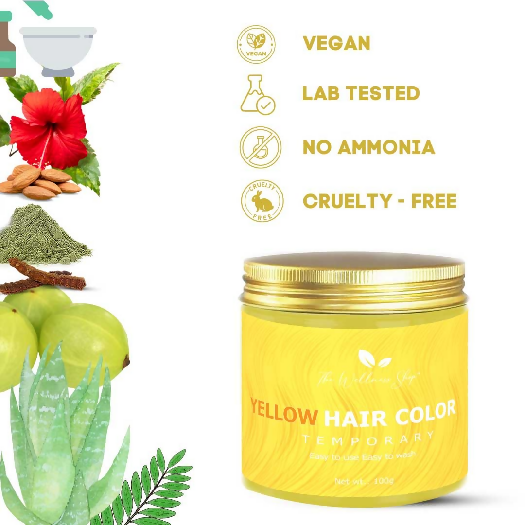 The Wellness Shop Yellow Temporary Hair Color