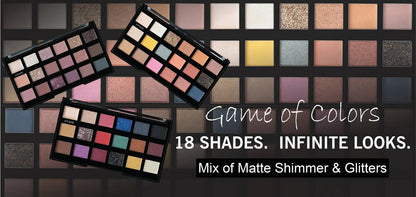 Flicka Game Of Colors Eyeshadow Palette - On The Beach