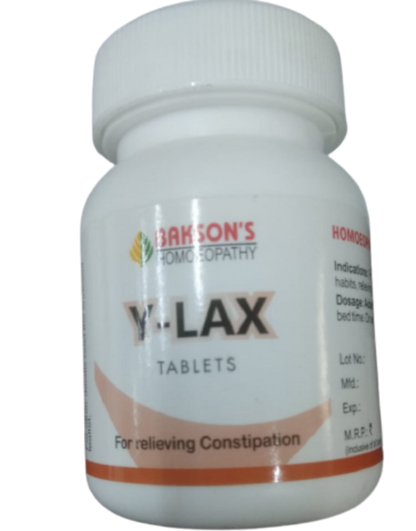 Bakson's Homeopathy Y-Lax Tablet