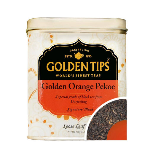 Golden Tips Golden Orange Pekoe Tea - Tin Can - BUDNE