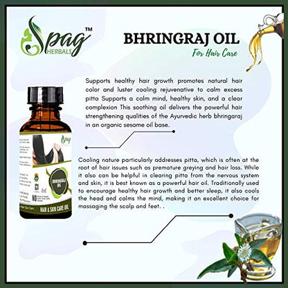 Spag Herbals Bhringraj Oil For Hair & Skin Care