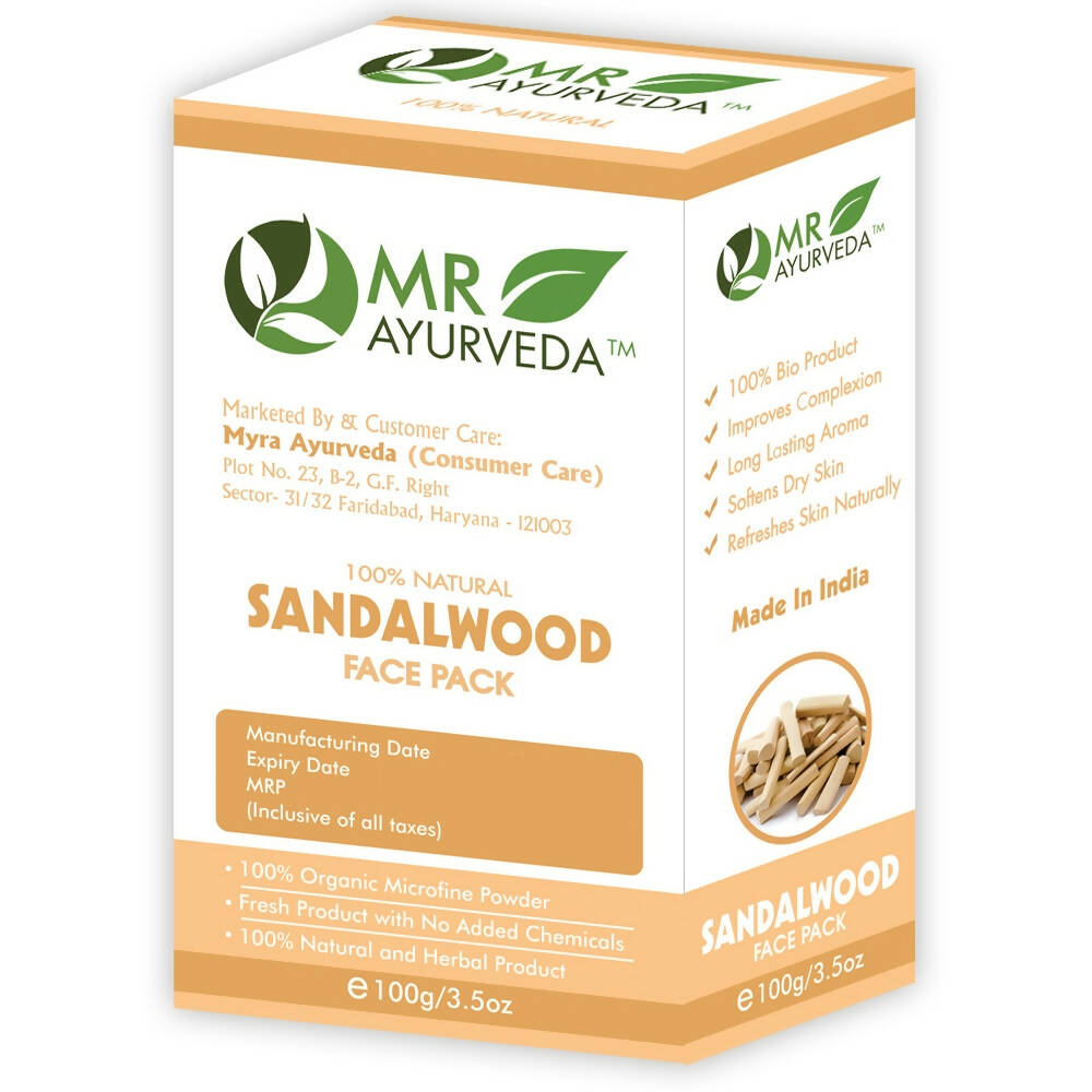MR Ayurveda Sandalwood Face Pack Powder