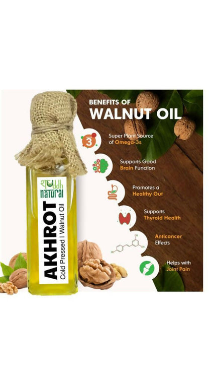 Shuddh Natural Pure Walnut Oil Cold Pressed