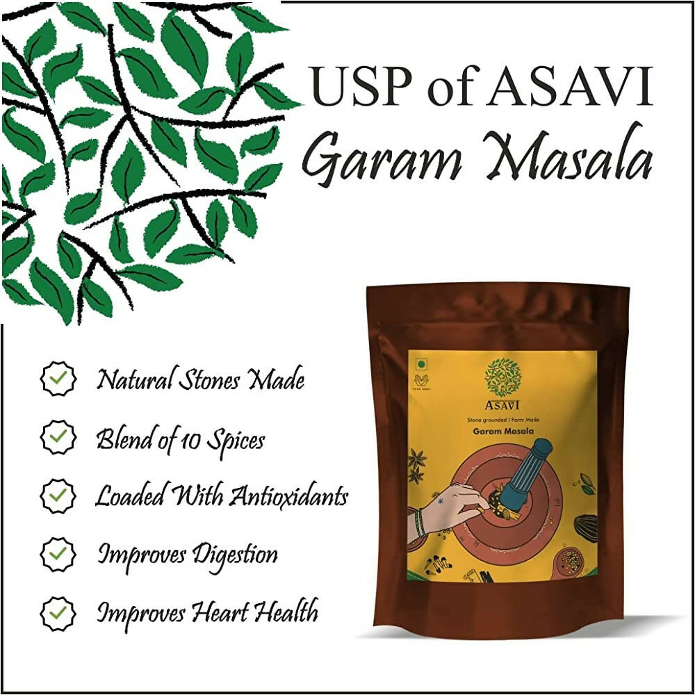 Asavi Stone Grounded Garam Masala Powder