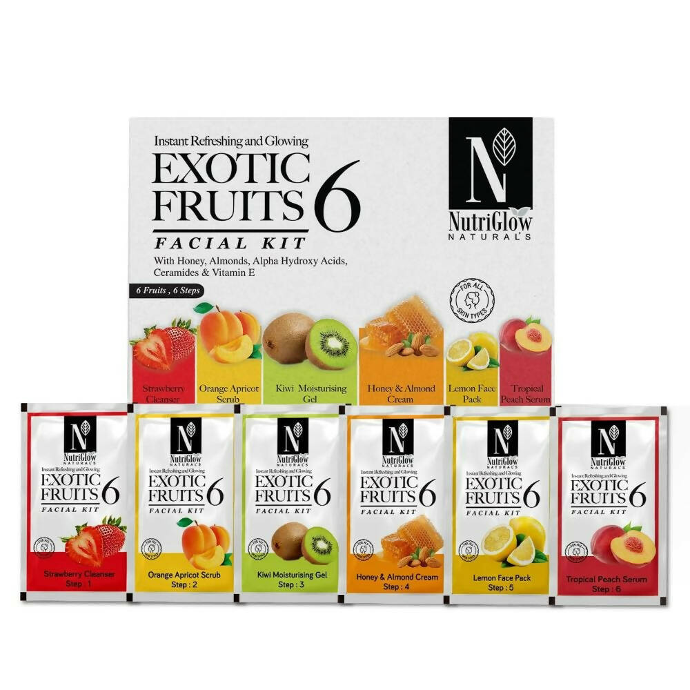 NutriGlow NATURAL'S Exotic Fruit Facial Kit - BUDNE