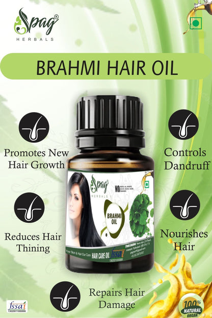 Spag Herbals Brahmi Oil For Hair Care
