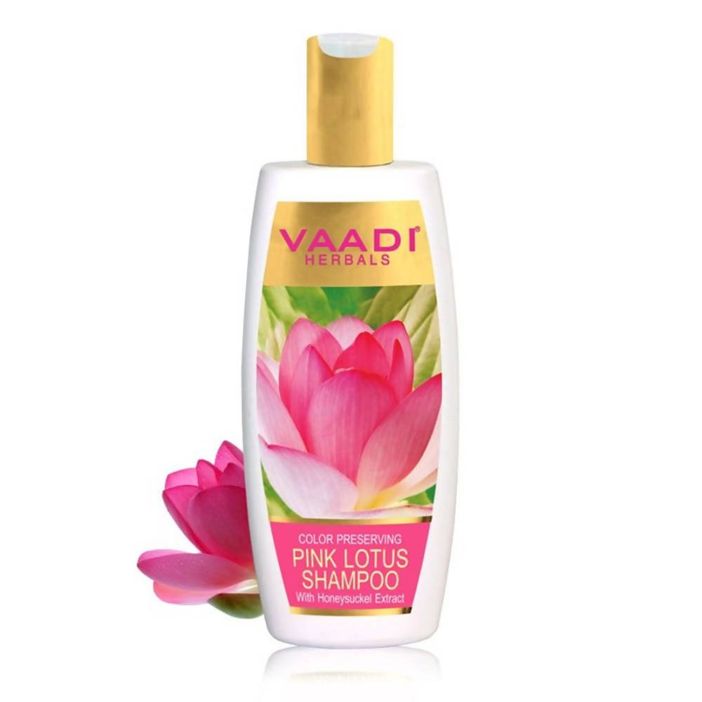 Vaadi Herbals Pink Lotus Shampoo With Honeysuckle Extract