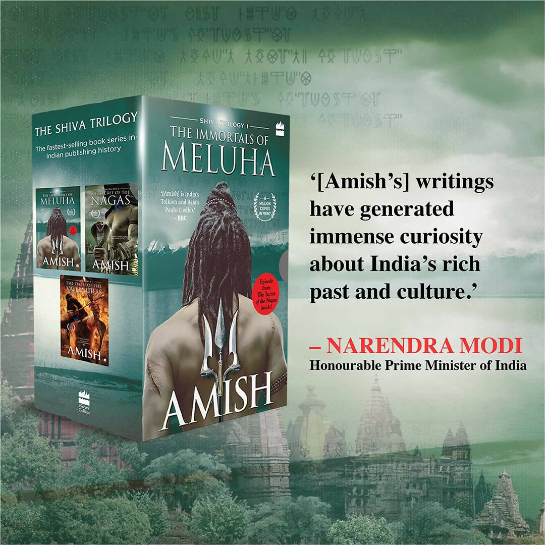 The Shiva Triology Boxset of 3 Books - The Immortals of Meluha by Amish Tripathi