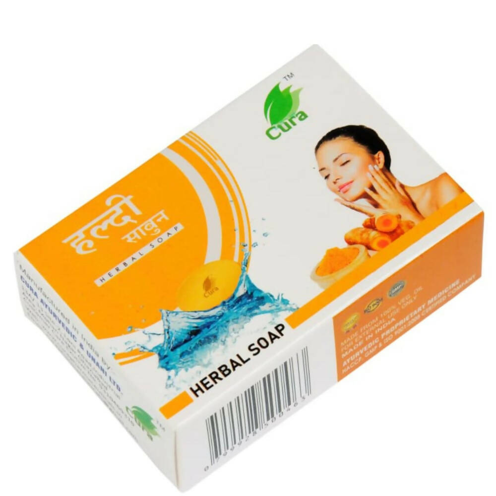 Cura Turmeric Herbal Soap - usa canada australia