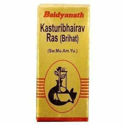 Baidyanath Kasturibhairava Ras 10 Tabs