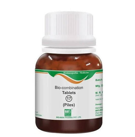Bio India Homeopathy Bio-combination 17 Tablets