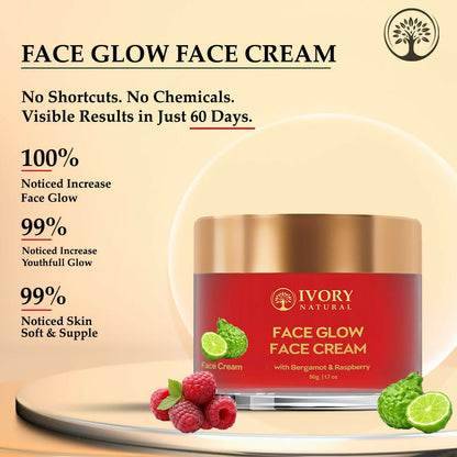 Ivory Natural Face Glow Cream For Skin Glow With Moisture And Luminosity