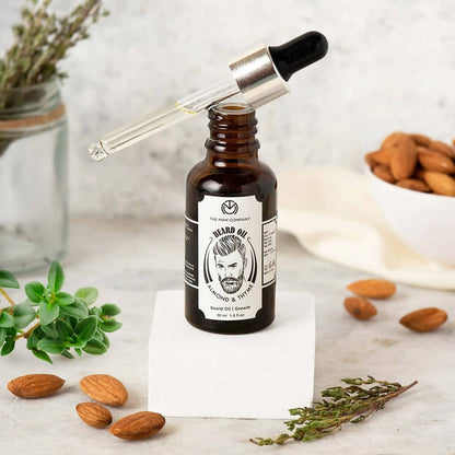 The Man Company Beard Growth Oil With Almond & Thyme