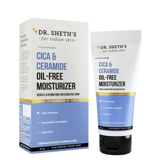 Dr. Sheth's Cica & Ceramide Oil-Free Moisturizer - BUDNE