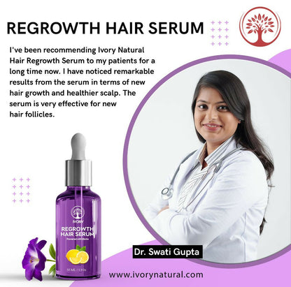 Ivory Natural Serum For Growth Of Hair For New Hair Roots & Encouraging Growth Of Hair