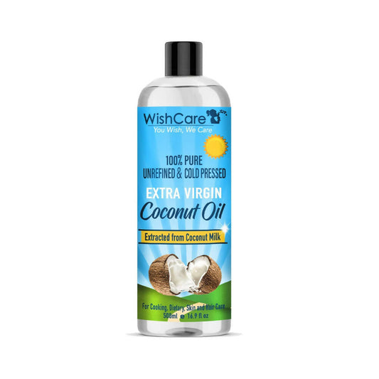 Wishcare Premium Cold Pressed Extra Virgin Coconut Oil - BUDNE