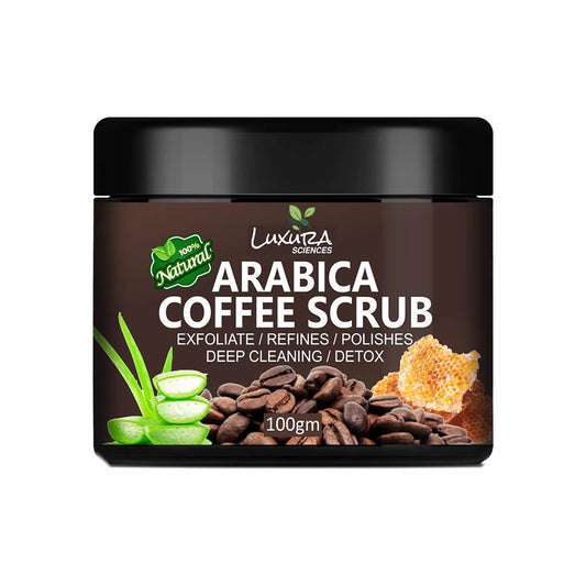 Luxura Sciences Natural Arabica Coffee Scrub For Face - usa canada australia