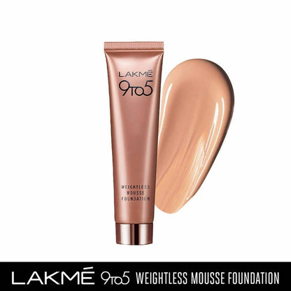 Lakme 9 to 5 Weightless Mousse Foundation - Rose Ivory