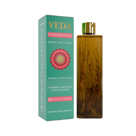 Veda Ayurvedic Cold Pressed Hair Oil - Ayurvedic Jadi Butis Infused Oil -  buy in usa 