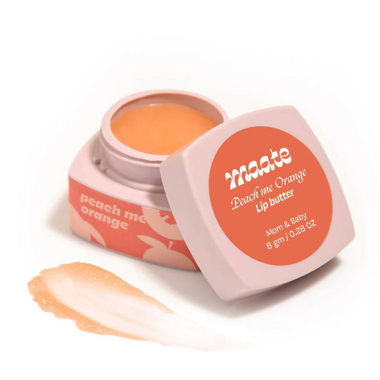 Maate Lip Butter | Packed with Vitamin C For Ultra Moisturized Lips | Enriched with Peach And Orange -  USA, Australia, Canada 