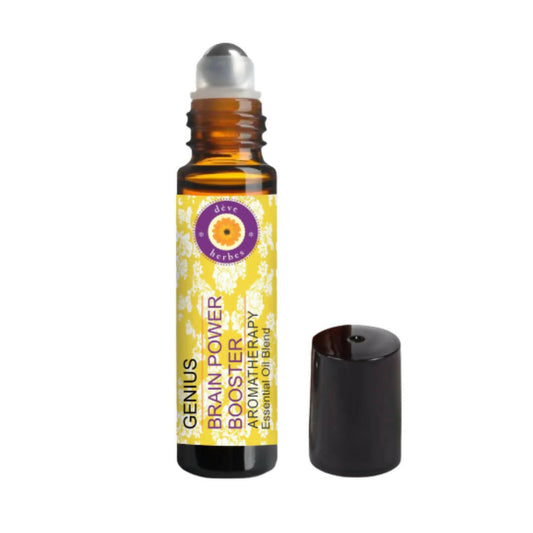 Deve Herbes Genius Brain Power Booster Aromatherapy Essential Oil - BUDNE