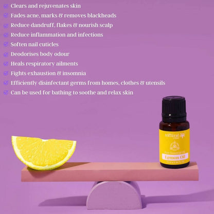 Natural Vibes Lemon Pure Essential Oil