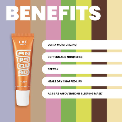 FAE Beauty Santra Squad Mixed Orange Juice Lip Balm SPF 20+ - Sheer Popsicle Orange