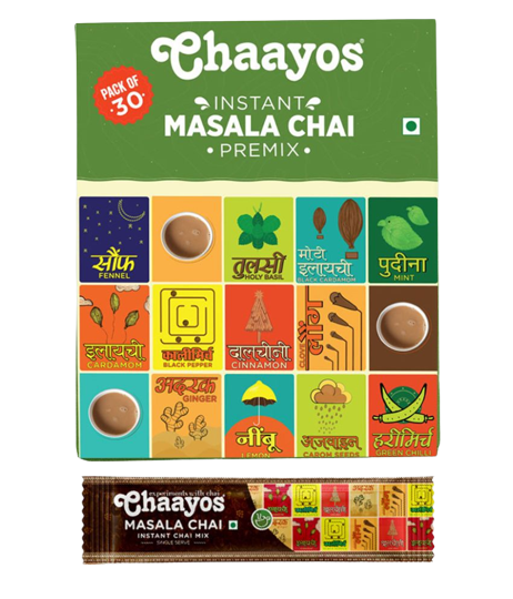 Chaayos Instant Tea Premix Masala Chai Sachets