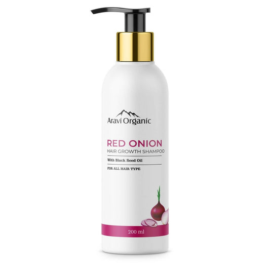 Aravi Organic Onion Hair Shampoo for Hair Growth and Hair Fall Control - Buy in USA AUSTRALIA CANADA