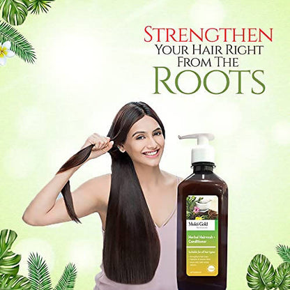 Axiom Mukti Gold Herbal Hairwash with Conditioner