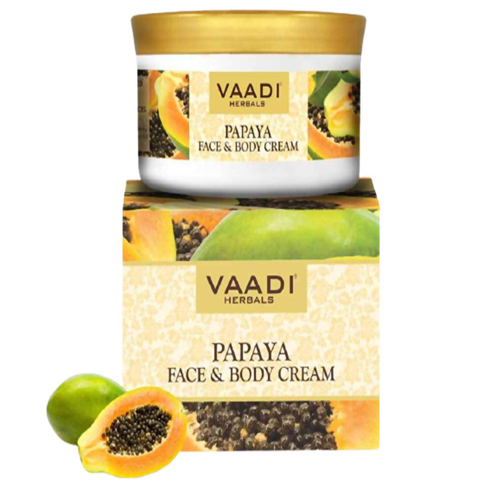 Vaadi Herbals Papaya Face and Body Cream - BUDNE