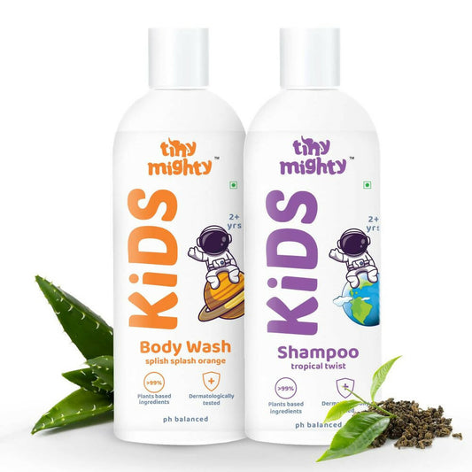 Tiny Mighty Kids Body Wash & Shampoo Combo -  USA, Australia, Canada 