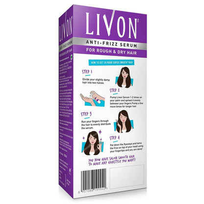 Livon Serum Anti-Frizz Serum For Rough & Dry Hair