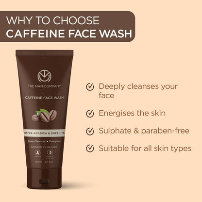 The Man Company Caffeine Face Wash