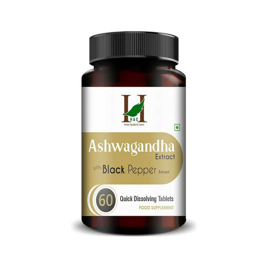 H&C Herbal Ashwagandha Extract with Black Pepper Quick Dissolving Tablets - buy in USA, Australia, Canada