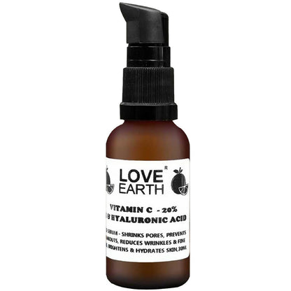 Love Earth Vitamin C 20%, E & Hydraulic Acid ??? Face Serum - BUDNE