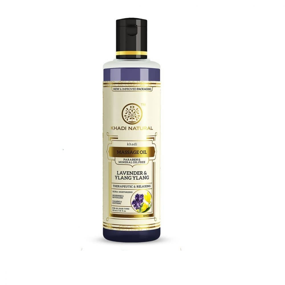 Khadi Natural Lavender & Ylang Ylang massage Oil Paraben & Mineral Oil Free