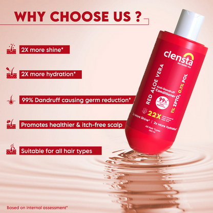 Clensta Red Aloe Vera Anti-Dandruff Conditioner