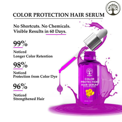 Ivory Natural Color Protection Hair Serum Restore Color Intensity