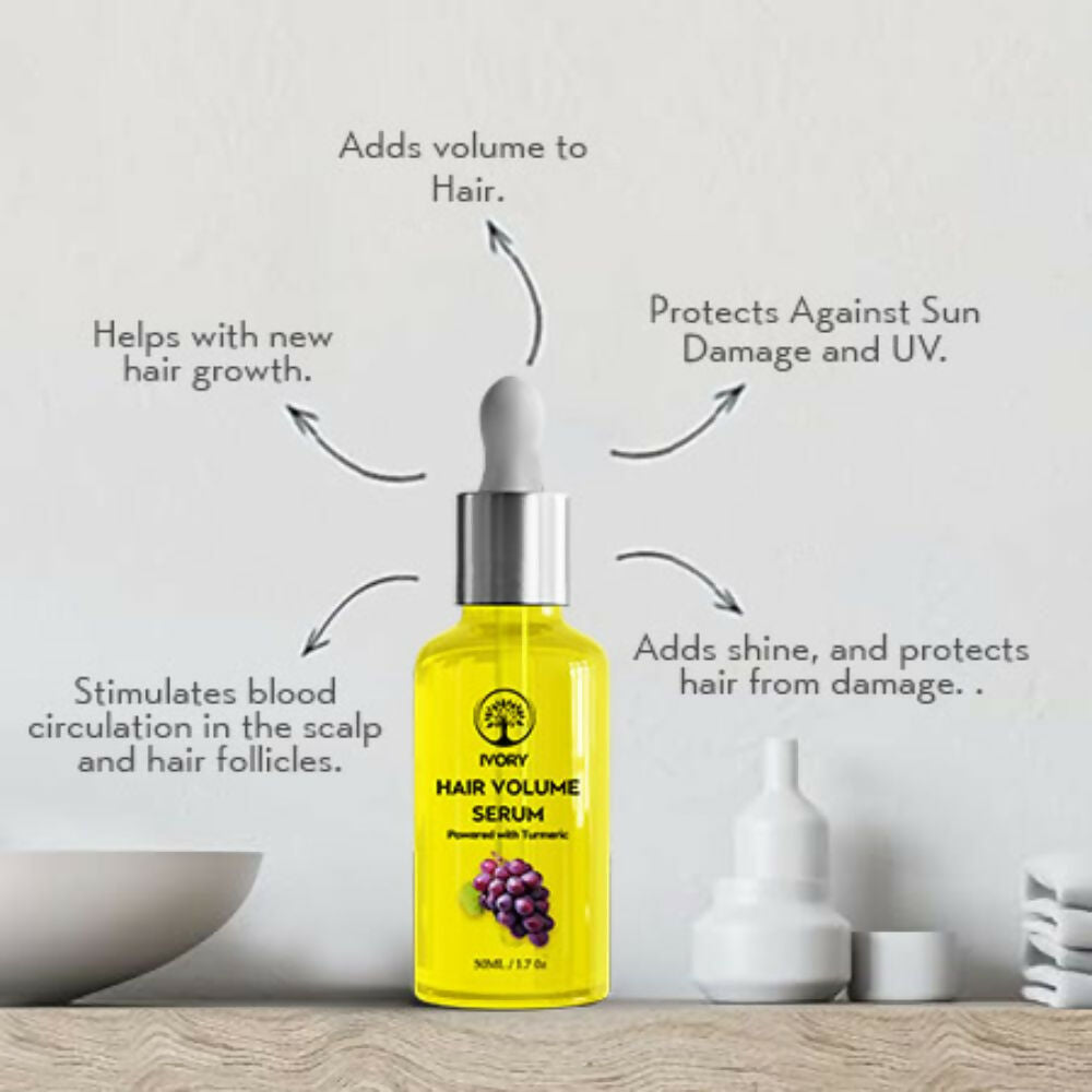 Ivory Natural Hair Volume Serum For Hair Thinning And Healthier Growth