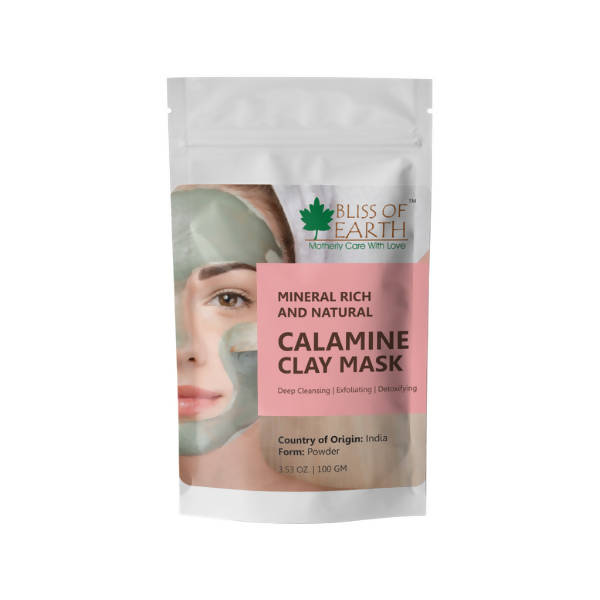 Bliss of Earth Mineral Rich And Natural Calamine Clay Mask - buy in USA, Australia, Canada