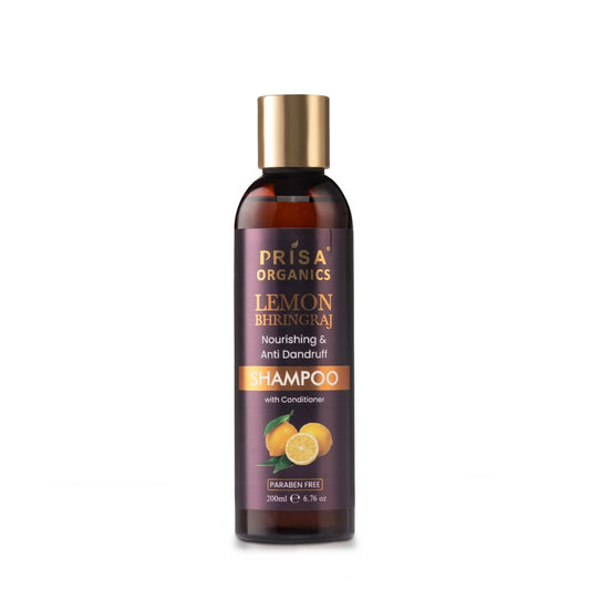 Prisa Organics Lemon Bhringraj Nourishing & Anti Dandruff Shampoo -  buy in usa 