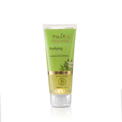 Prisa Organics Neem & Aloe Vera Face Wash - BUDNEN